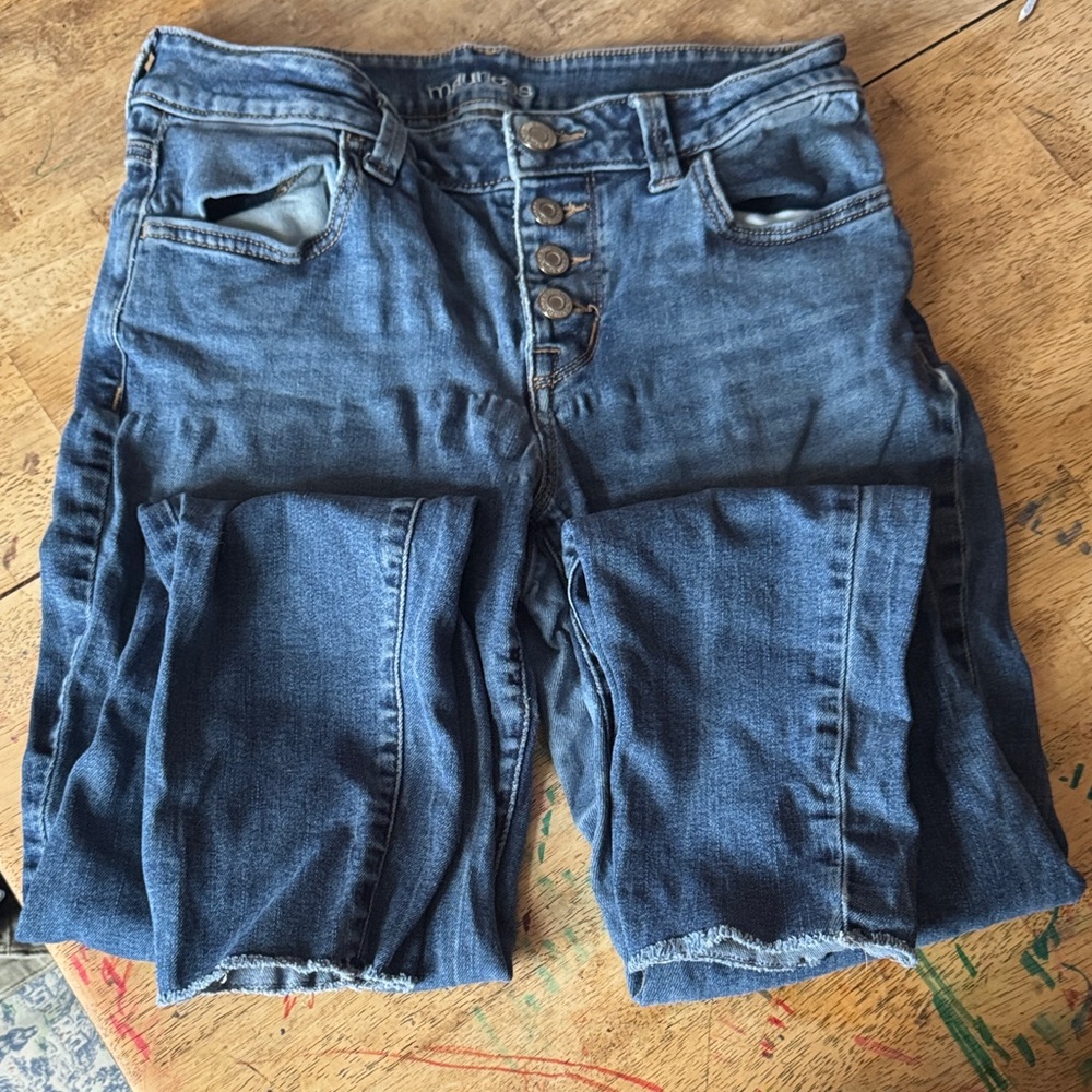 Maurices Blue Skinny Jeans